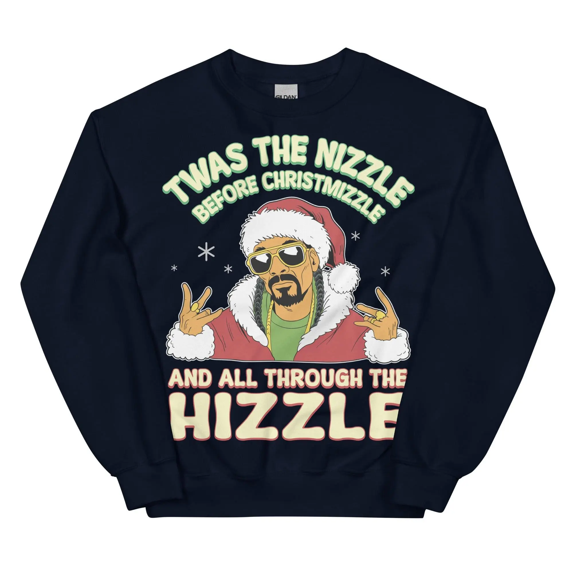 Twas the Nizzle Before Christmizzle Sweatshirt - Image 2