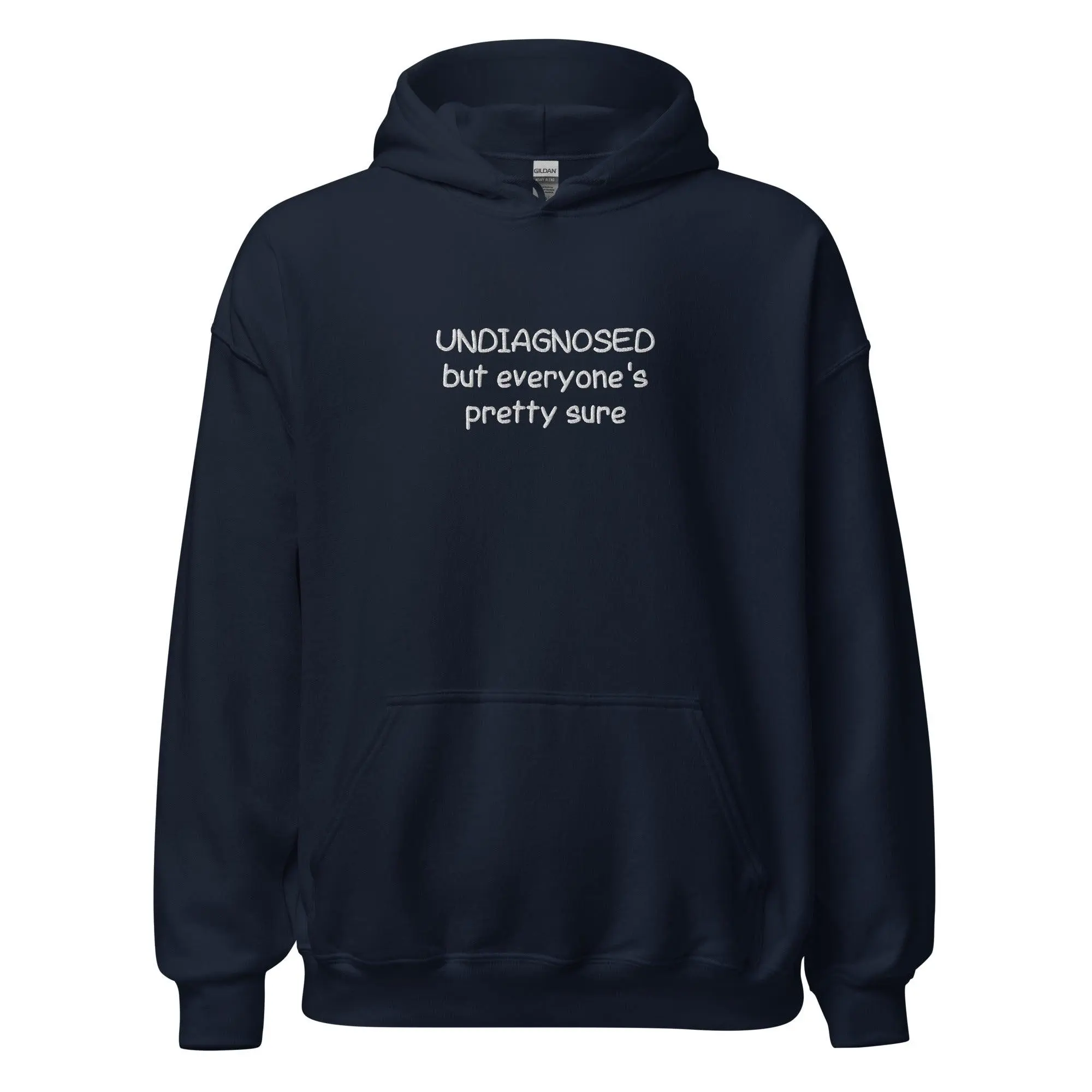 UNDIAGNOSED but everyone's pretty sure Embroidered Hoodie - Image 5