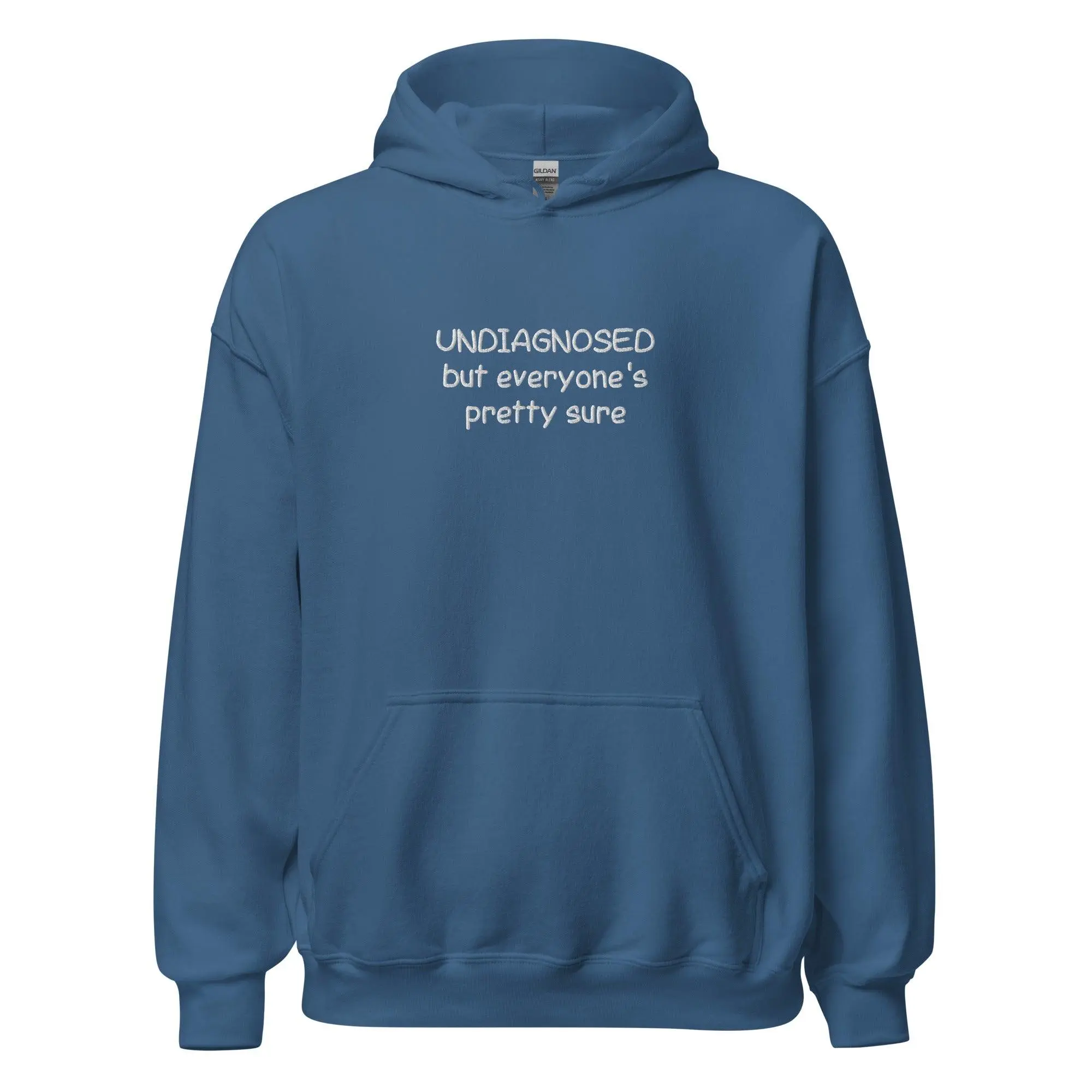 UNDIAGNOSED but everyone's pretty sure Embroidered Hoodie - Image 7