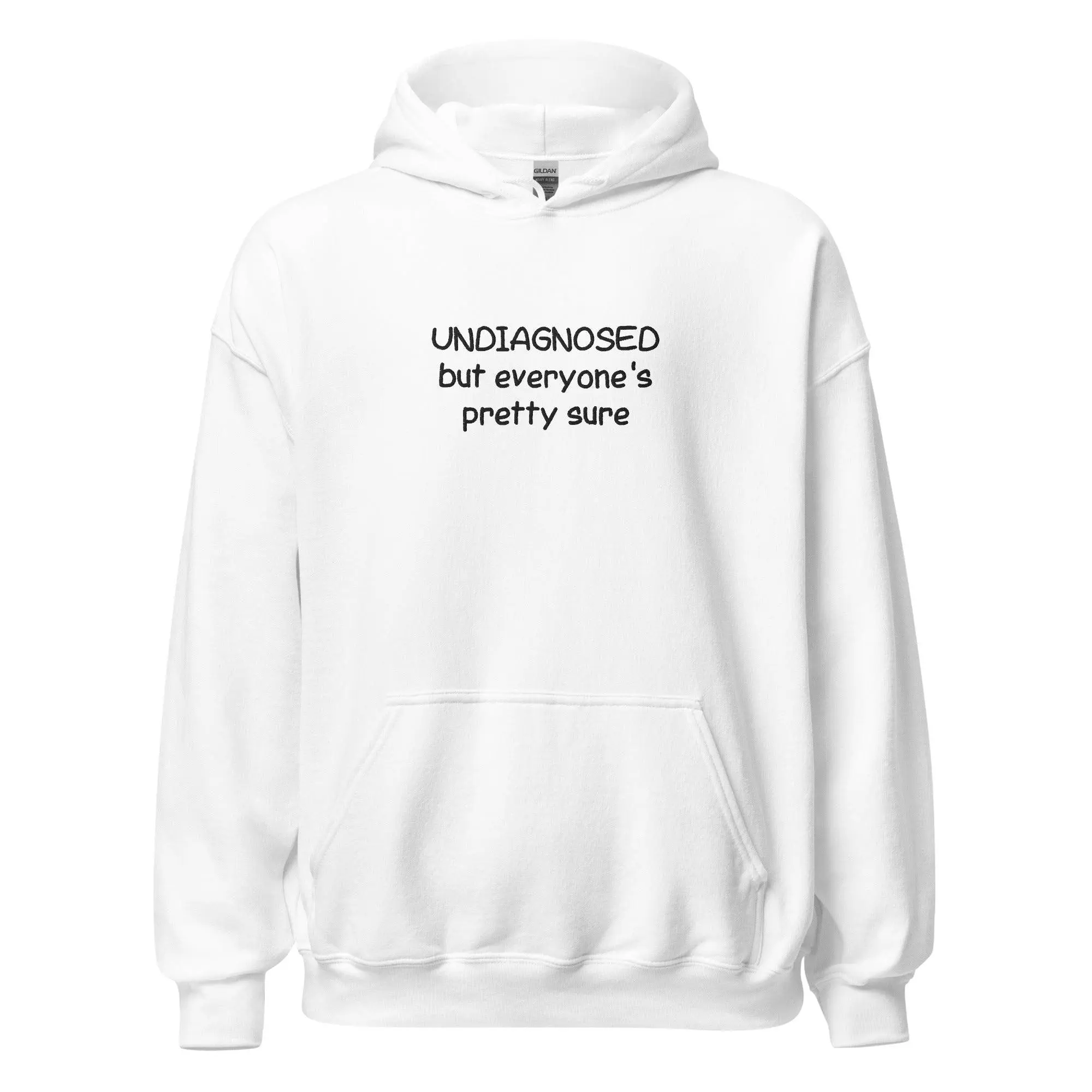 UNDIAGNOSED but everyone's pretty sure Embroidered Hoodie - Image 8