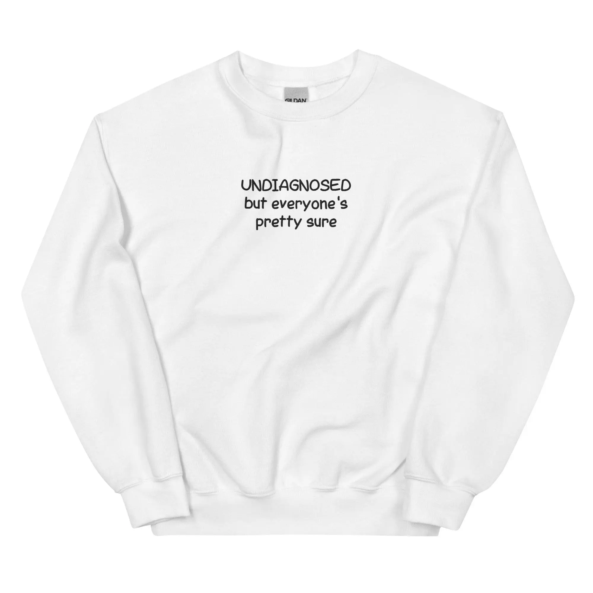 UNDIAGNOSED but everyone's pretty sure Embroidered Sweatshirt - Image 6