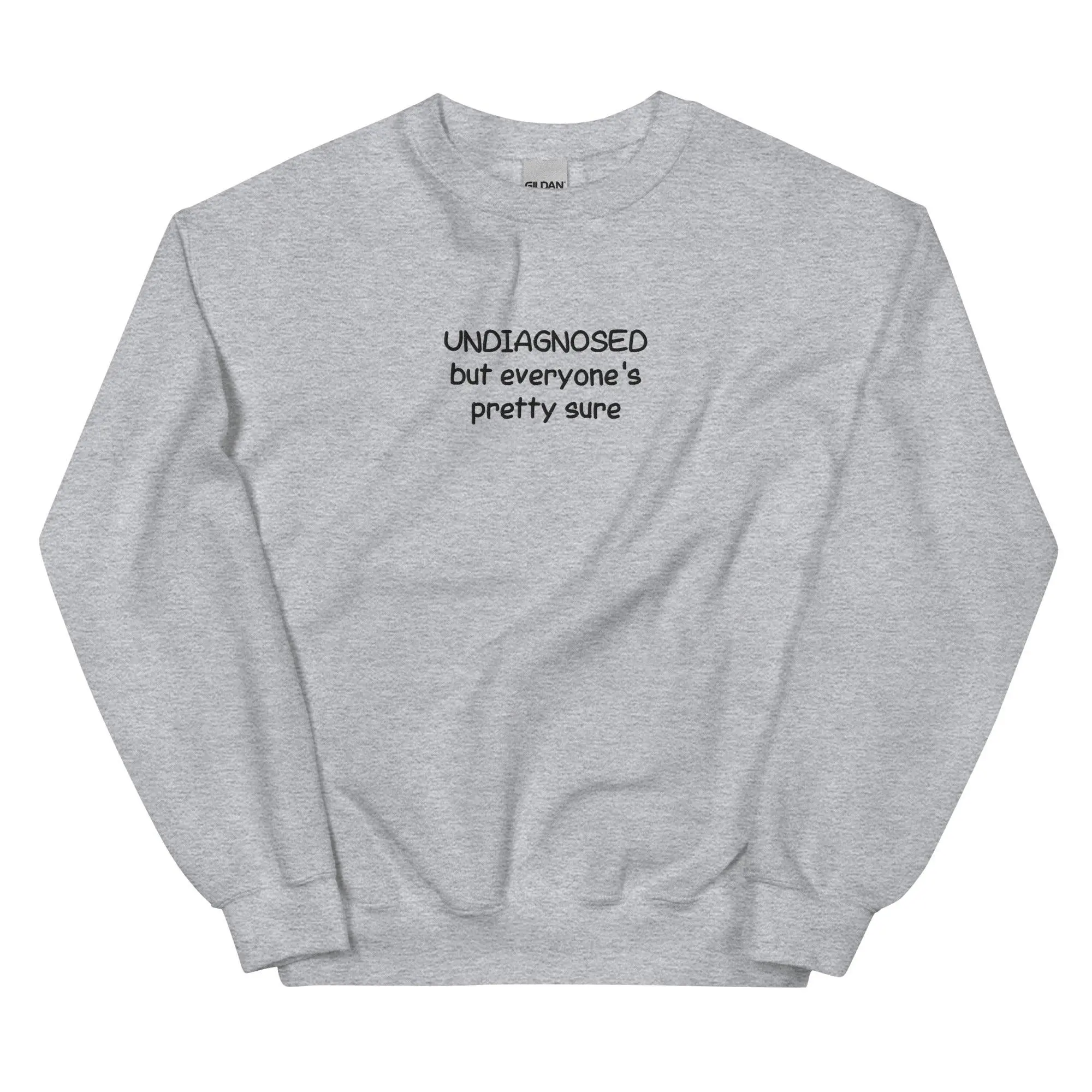 UNDIAGNOSED but everyone's pretty sure Embroidered Sweatshirt - Image 8