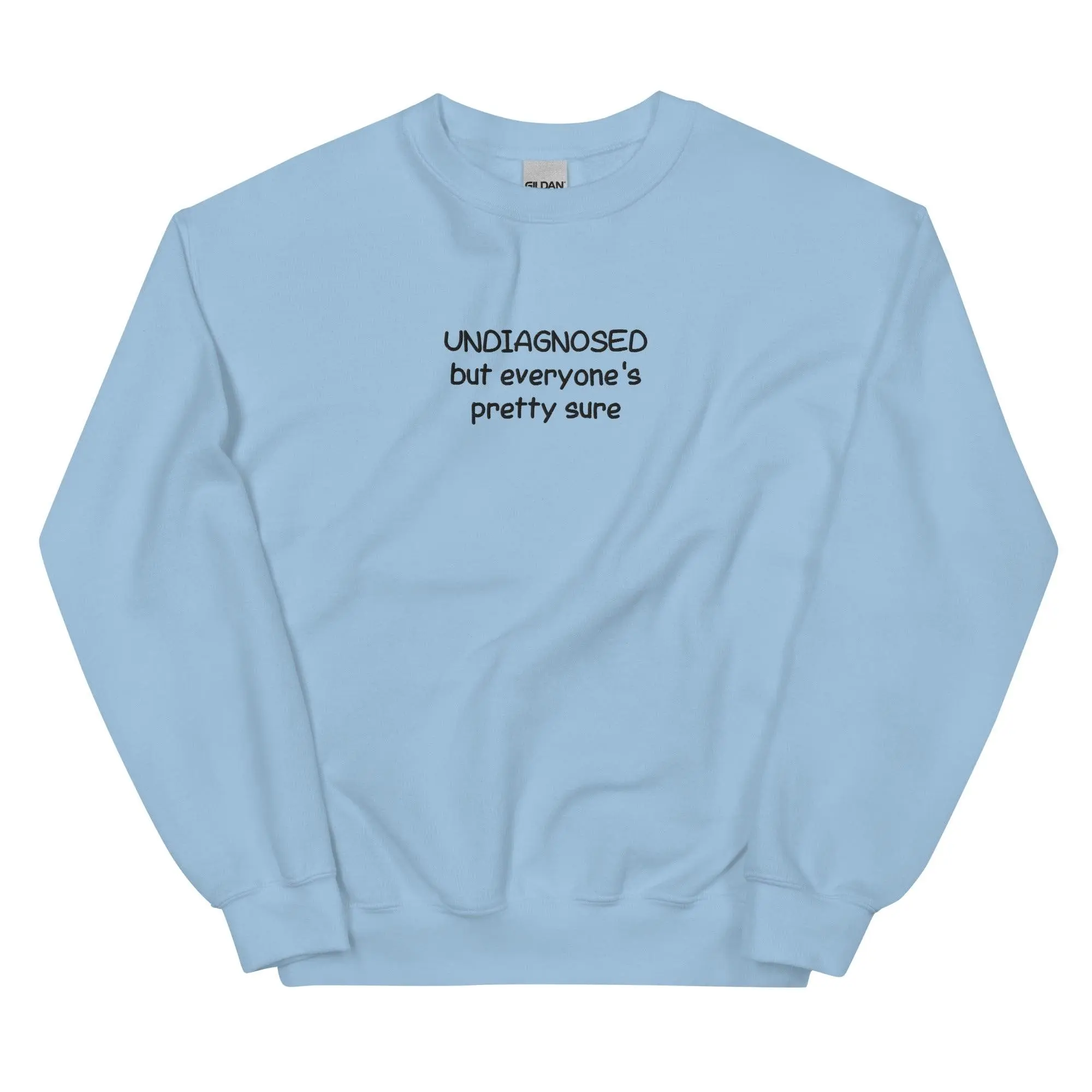 UNDIAGNOSED but everyone's pretty sure Embroidered Sweatshirt - Image 9