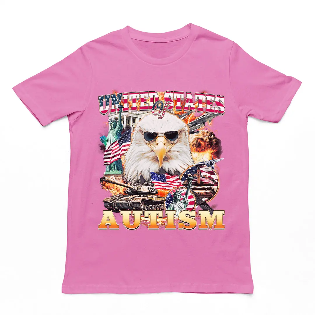 United States of Autism T-Shirt - Image 2