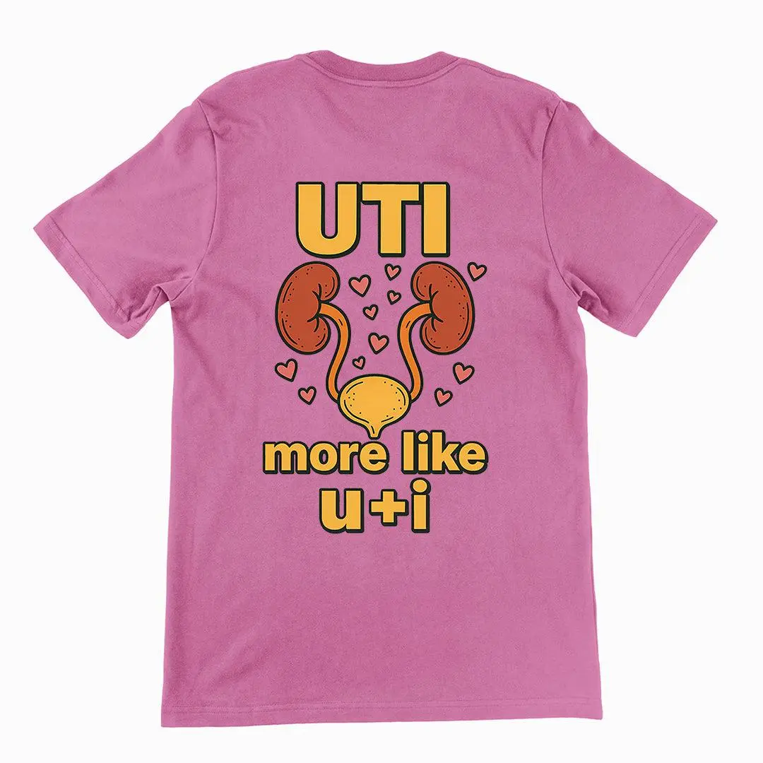 UTI - more like u+i T-Shirt (backprint) - Image 2