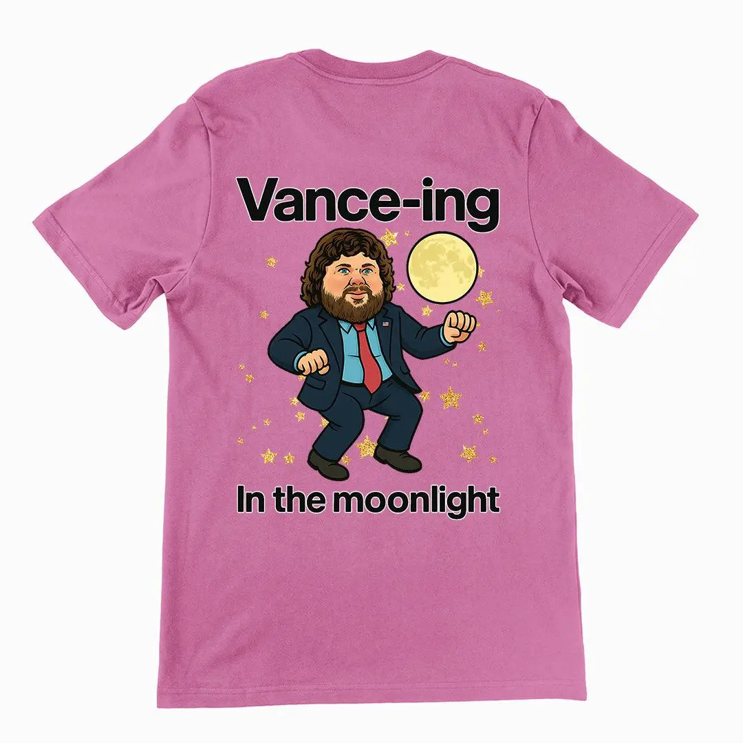 Vance-ing in the moonlight T-Shirt (backprint) - Image 3