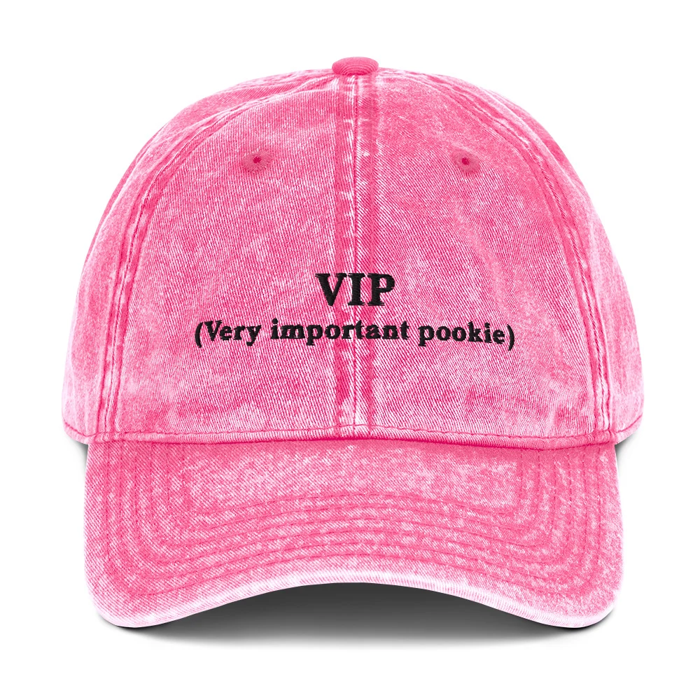 VIP - very imporant pookie Vintage Cotton Twill Cap - Image 7
