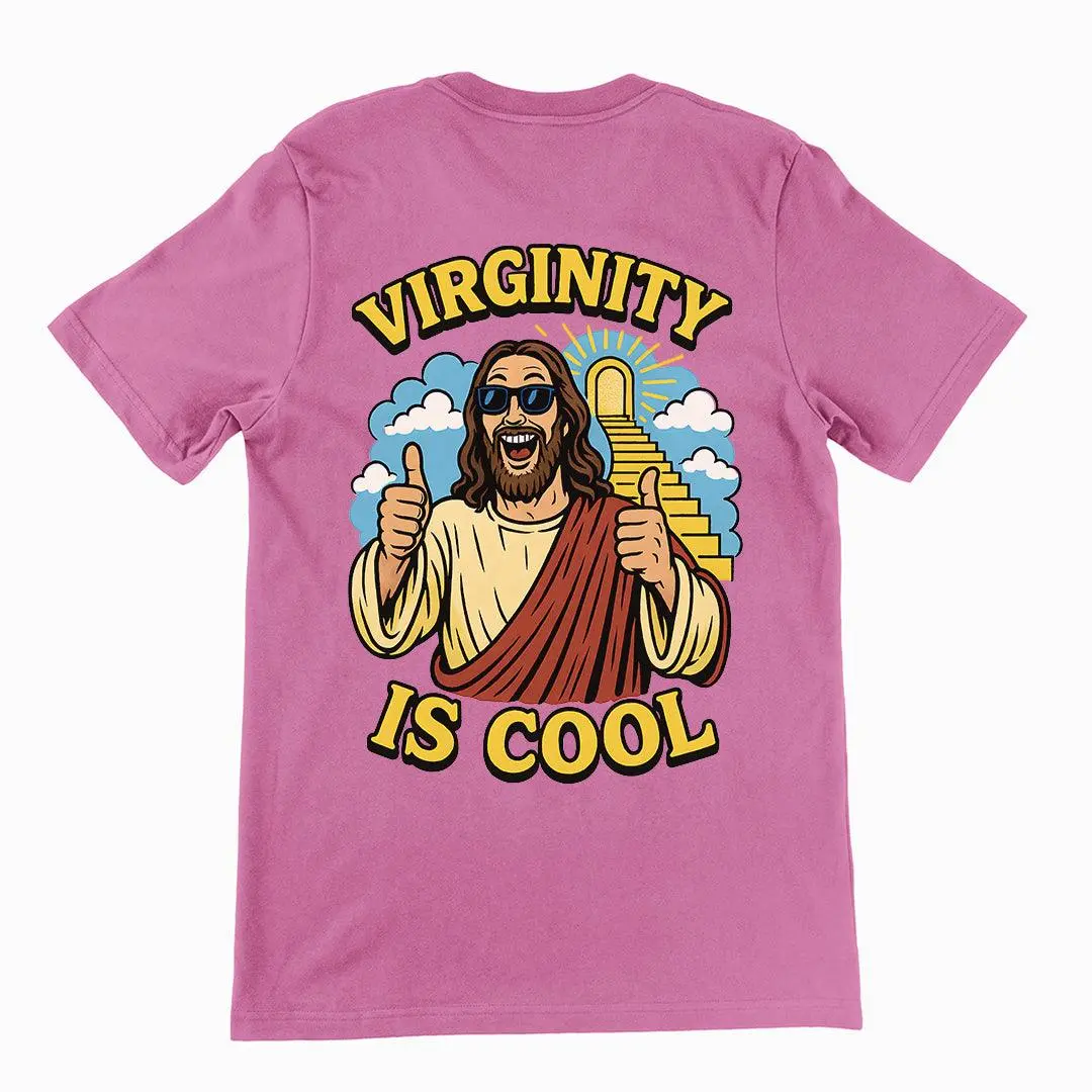 Virginity is Cool T-Shirt (backprint) - Image 2