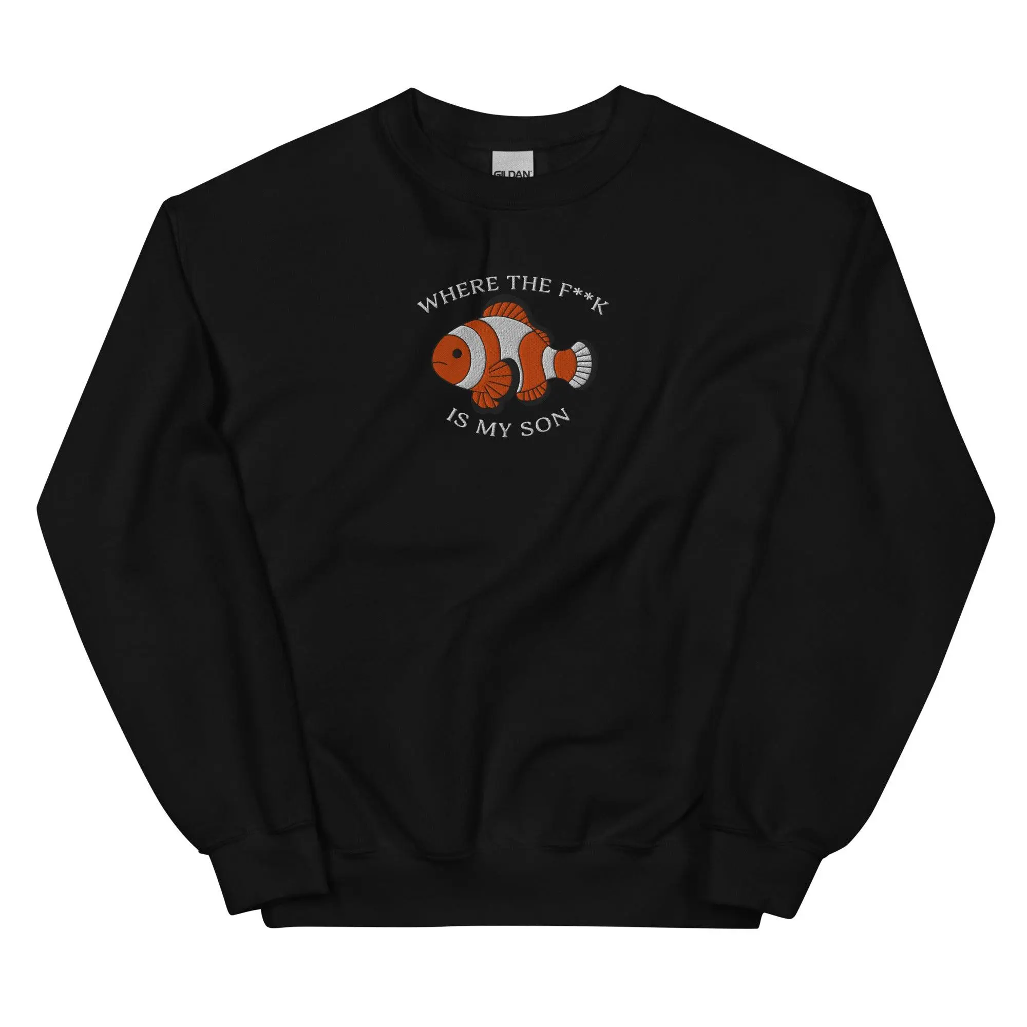 Where the F**K is my son Embroidered sweatshirt - Image 2