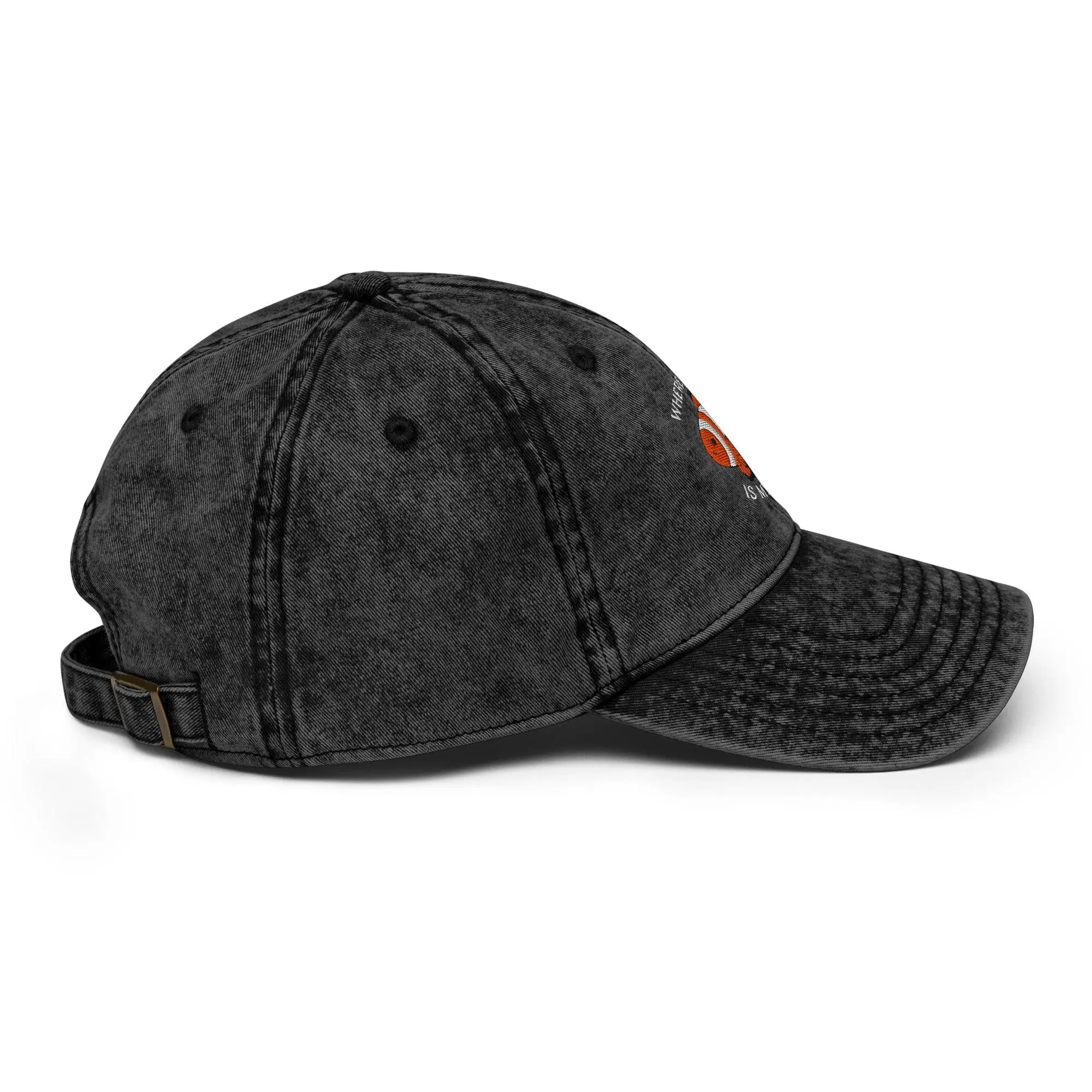 Where the F**K is my son Vintage Cotton Twill Cap - Image 5