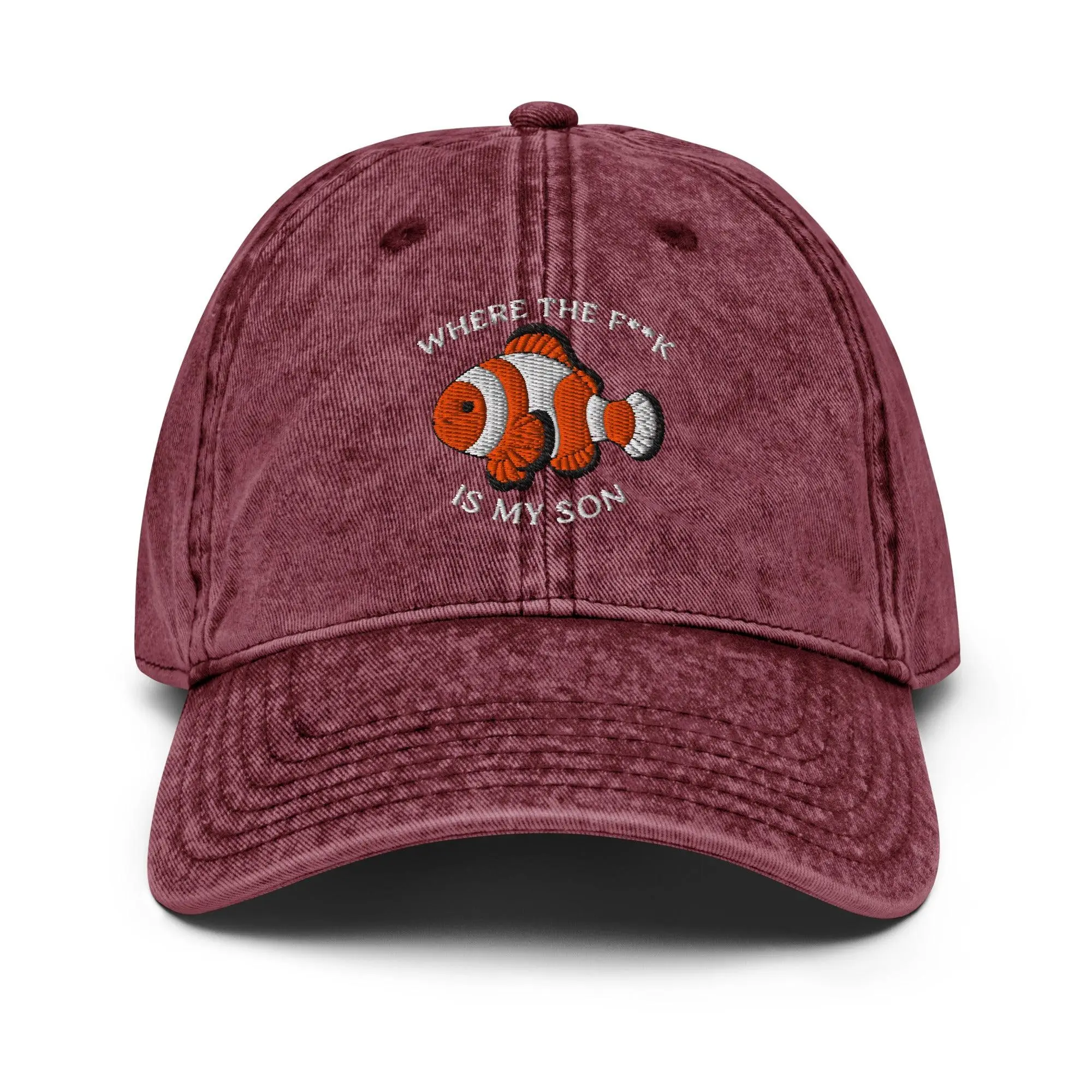 Where the F**K is my son Vintage Cotton Twill Cap - Image 9