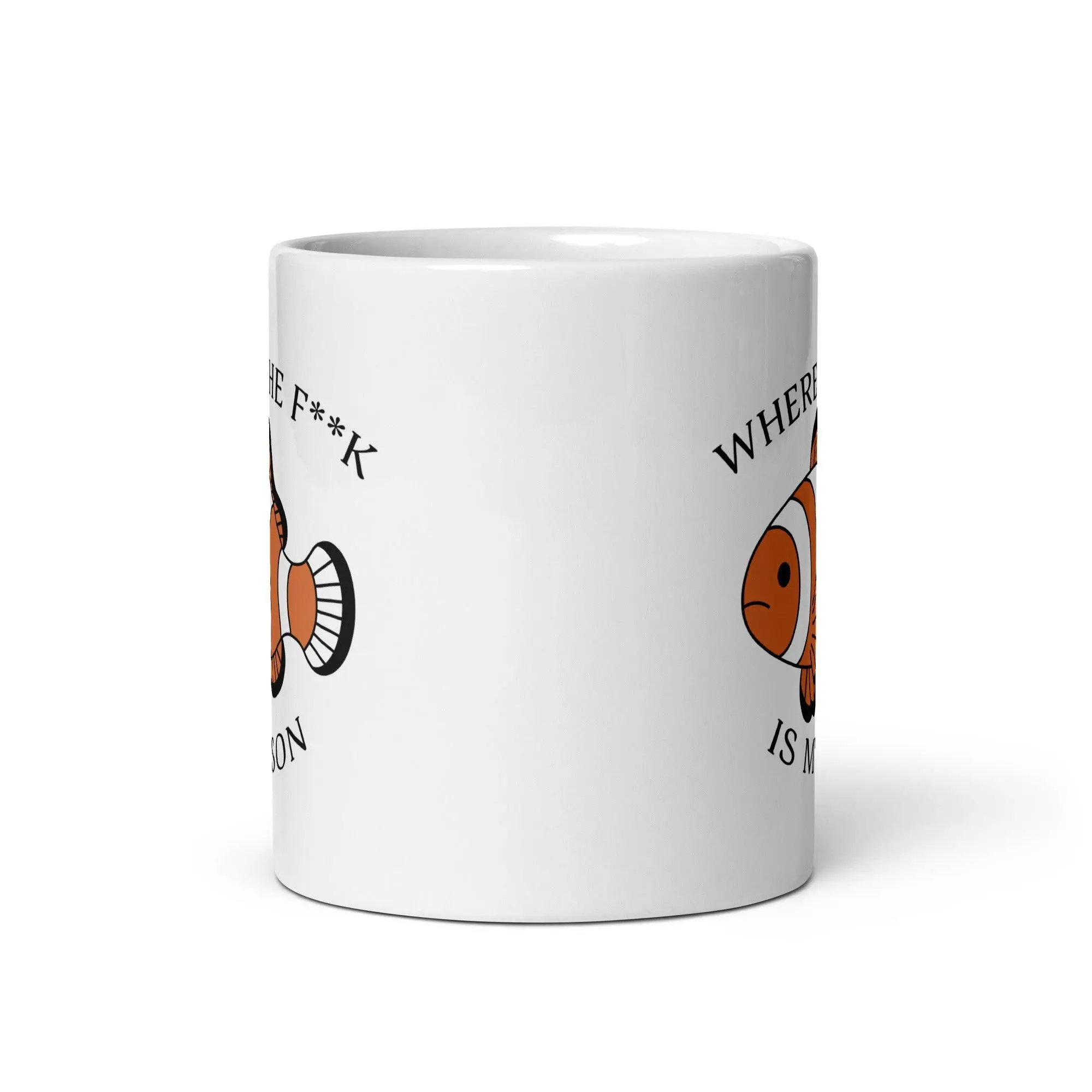 Where the F**K is my son White glossy mug - Image 4