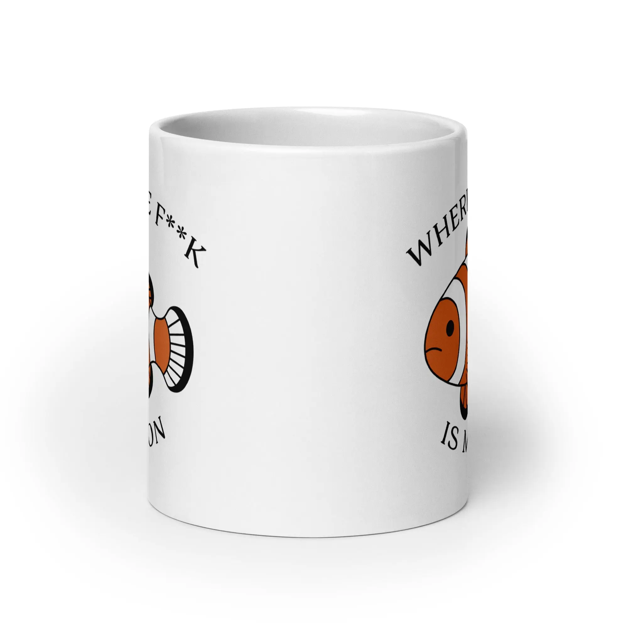 Where the F**K is my son White glossy mug - Image 8