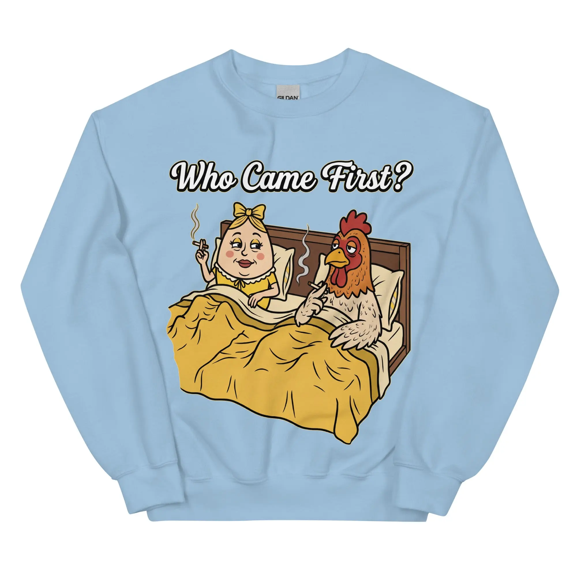 Who came first (the chicken or the egg) sweatshirt - Image 6