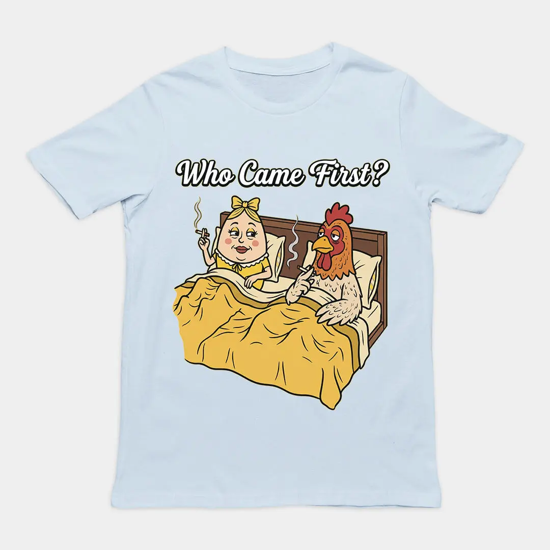 Who came first (the chicken or the egg) T-Shirt - Image 6