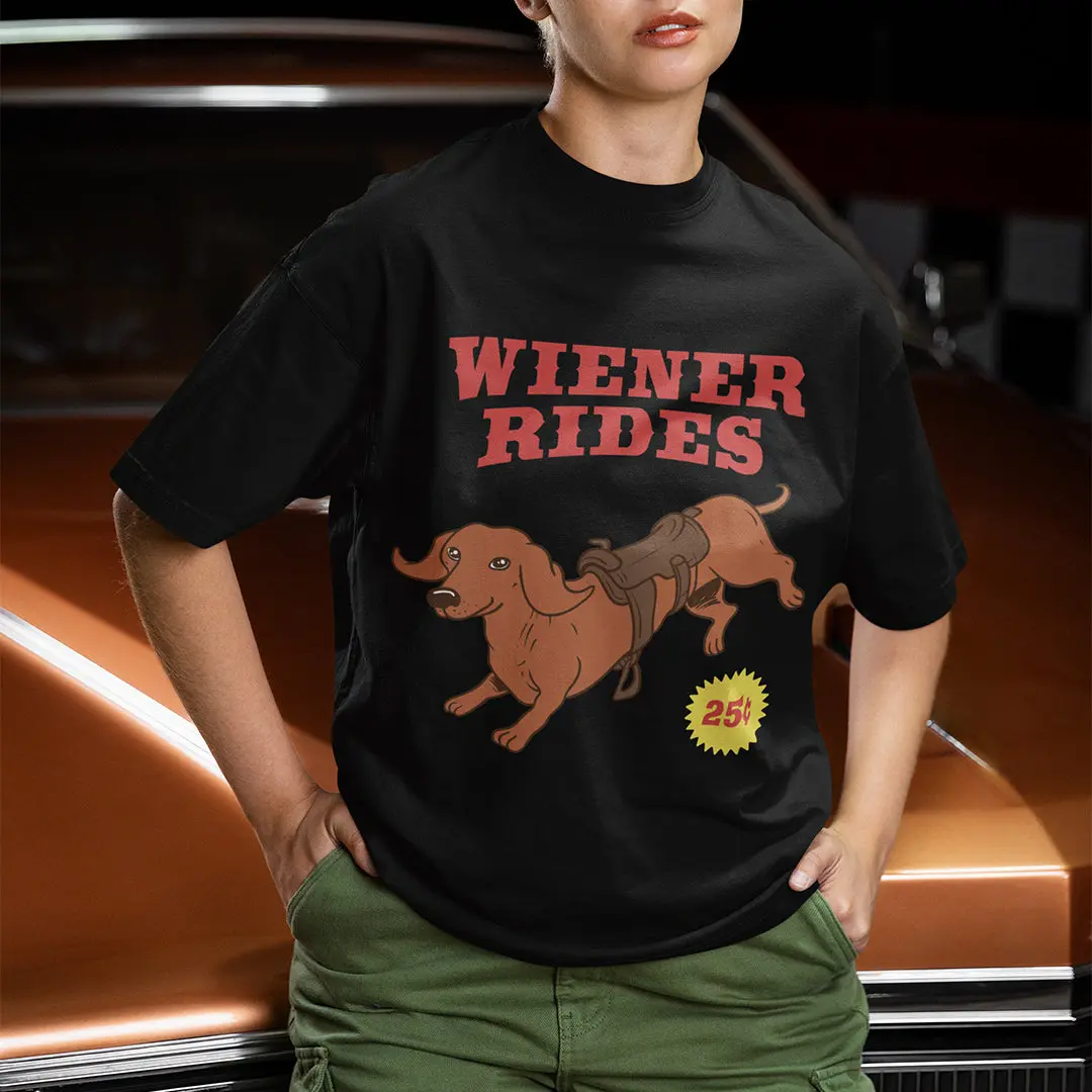 Wiener Rides T-Shirt - Image 7