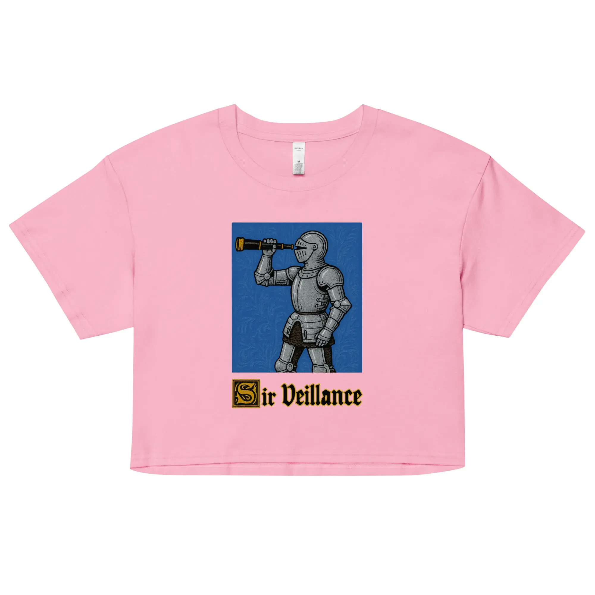 Women’s crop topSir Veillance Handdrawn value Women’s crop top - Image 2