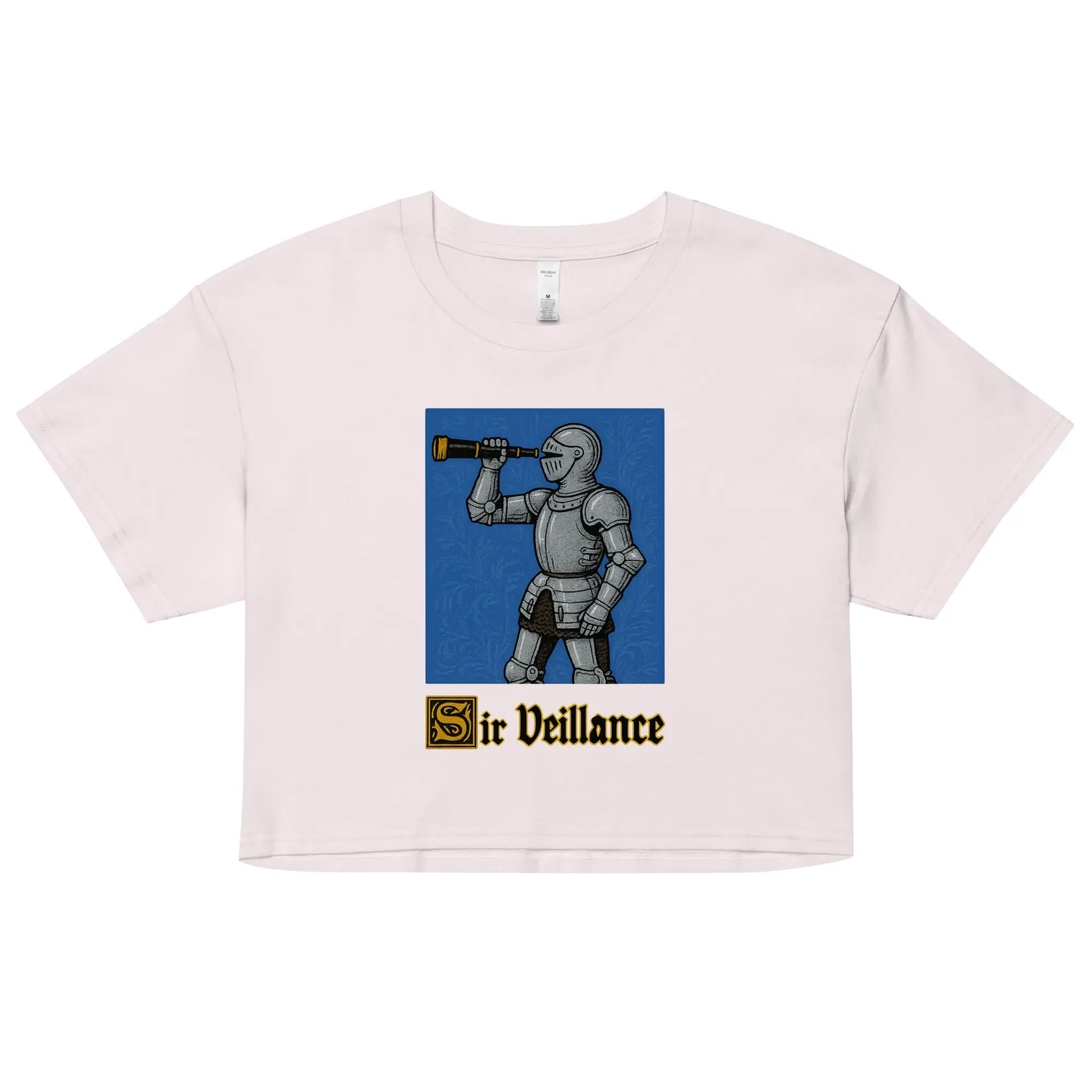 Women’s crop topSir Veillance Handdrawn value Women’s crop top - Image 4
