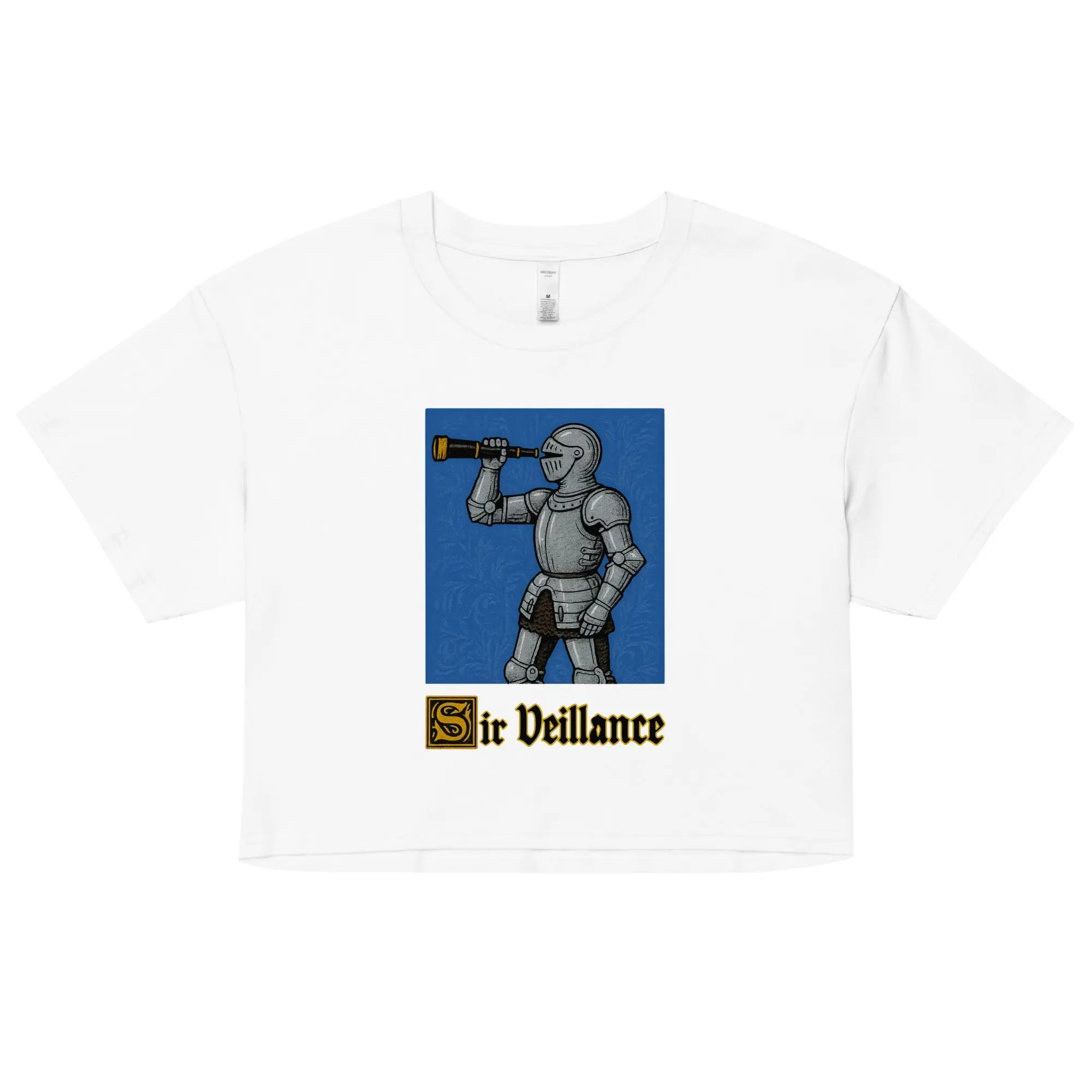 Women’s crop topSir Veillance Handdrawn value Women’s crop top - Image 5