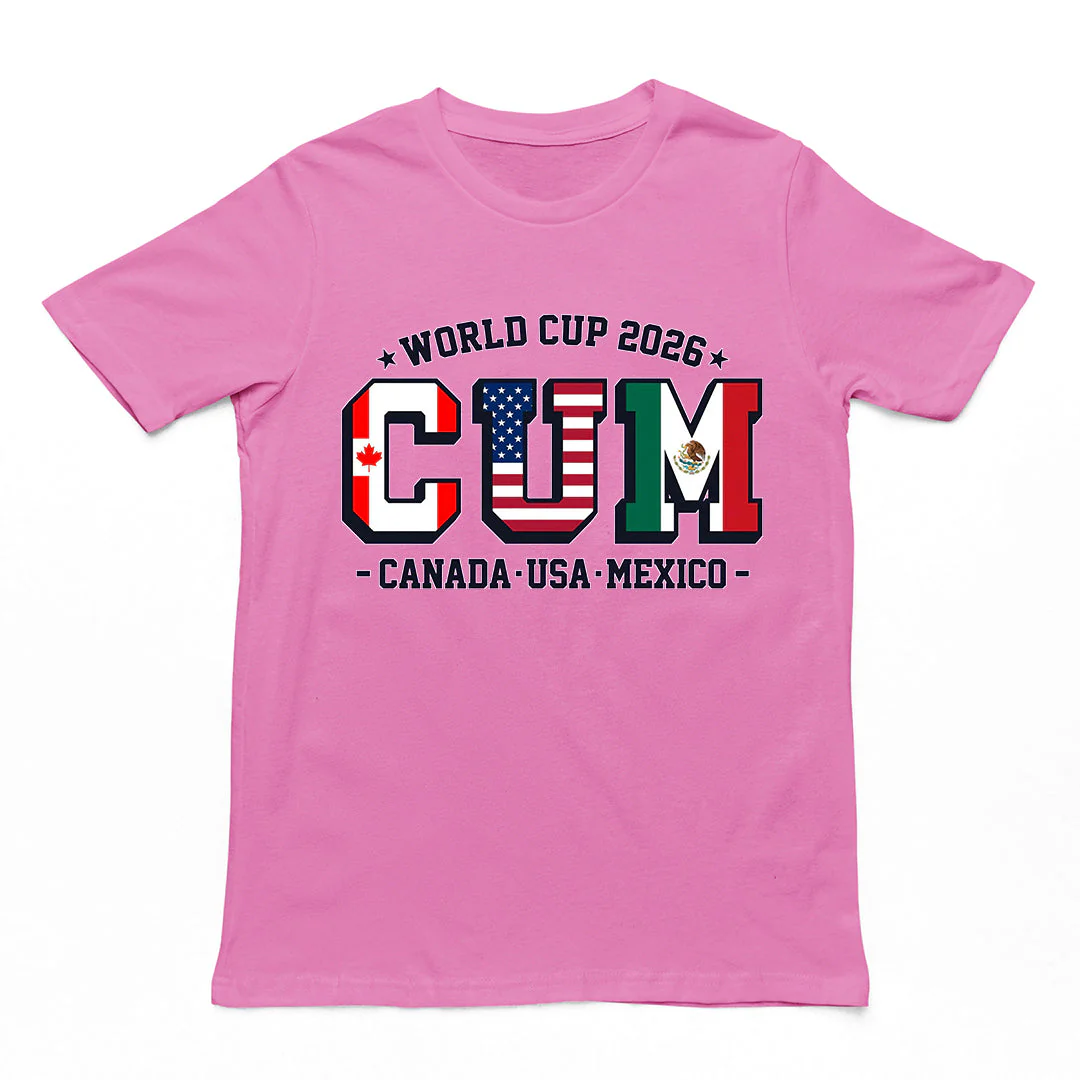 World Cup 2026 CUM (Canada USA Mexico) T-Shirt - Image 2