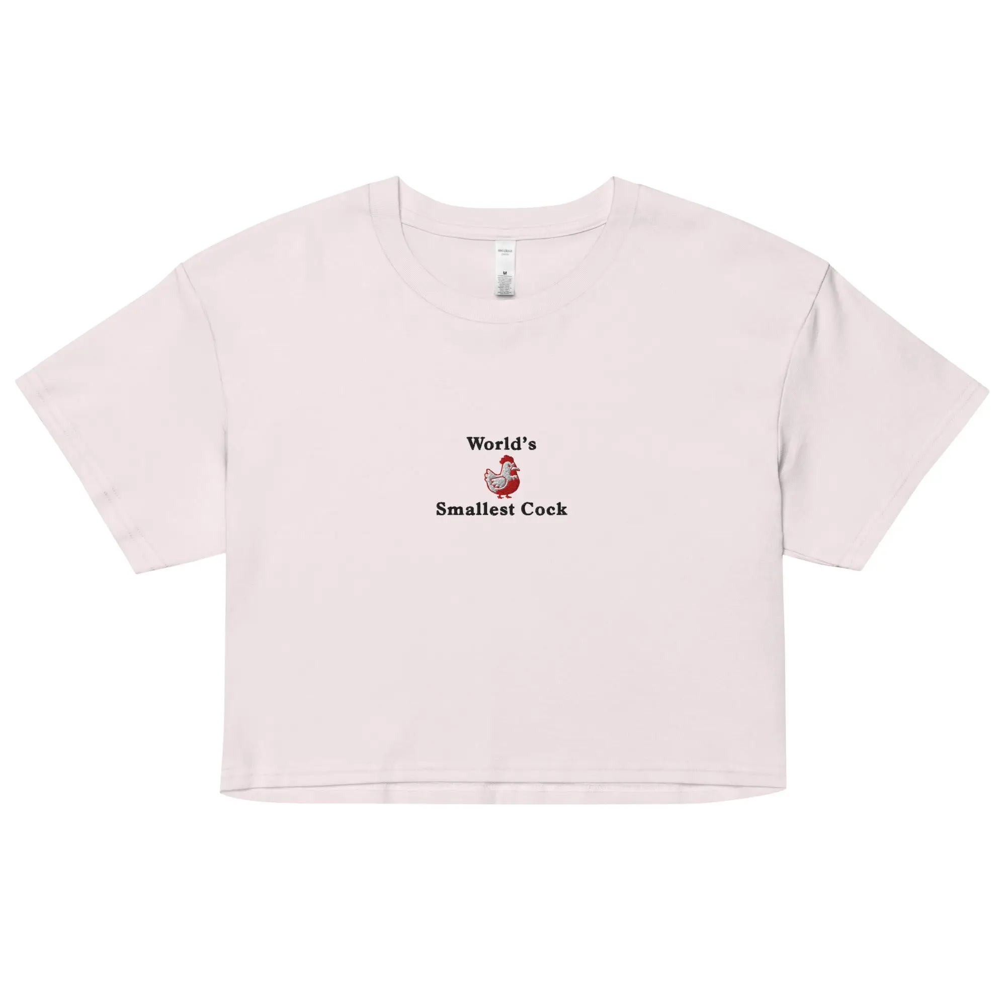 World's Smallest Cock (embroidered) Women’s crop top - Image 5