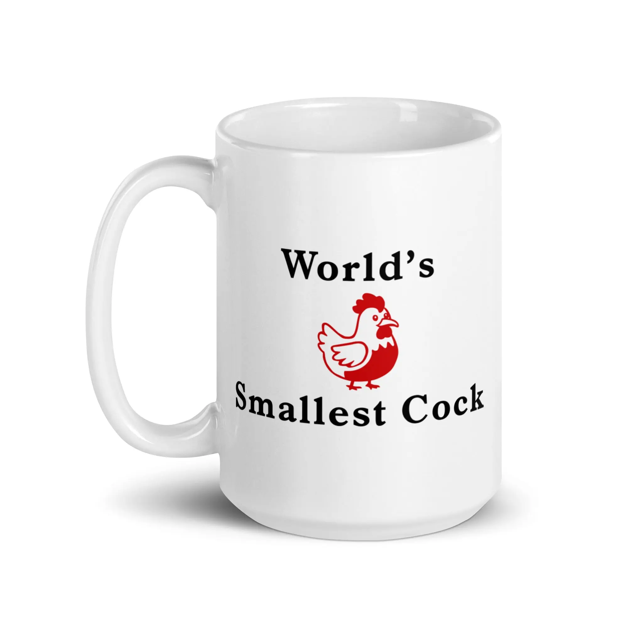 World's Smallest Cock White glossy mug - Image 6