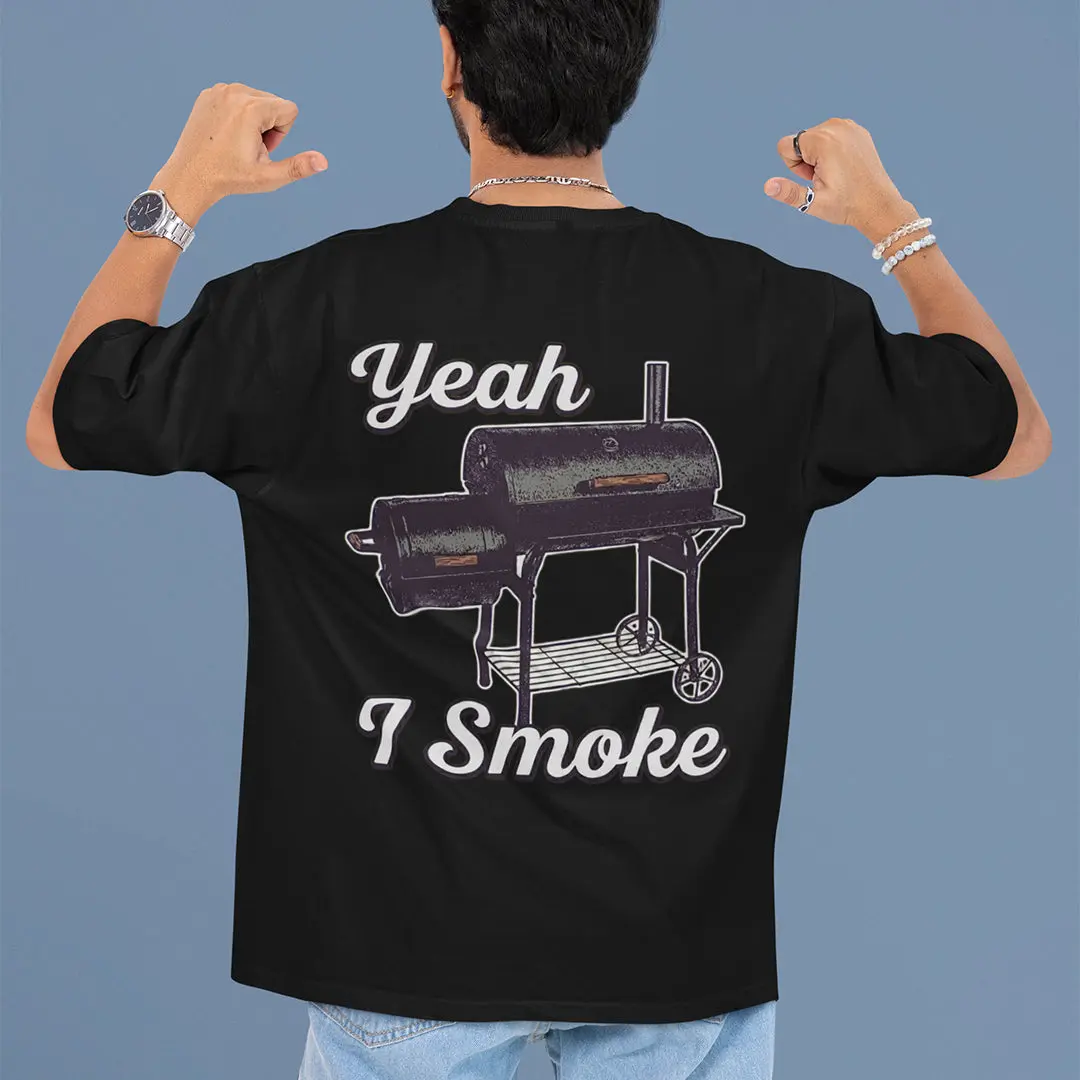 Yeah I smoke T-Shirt (backprint) - Image 7