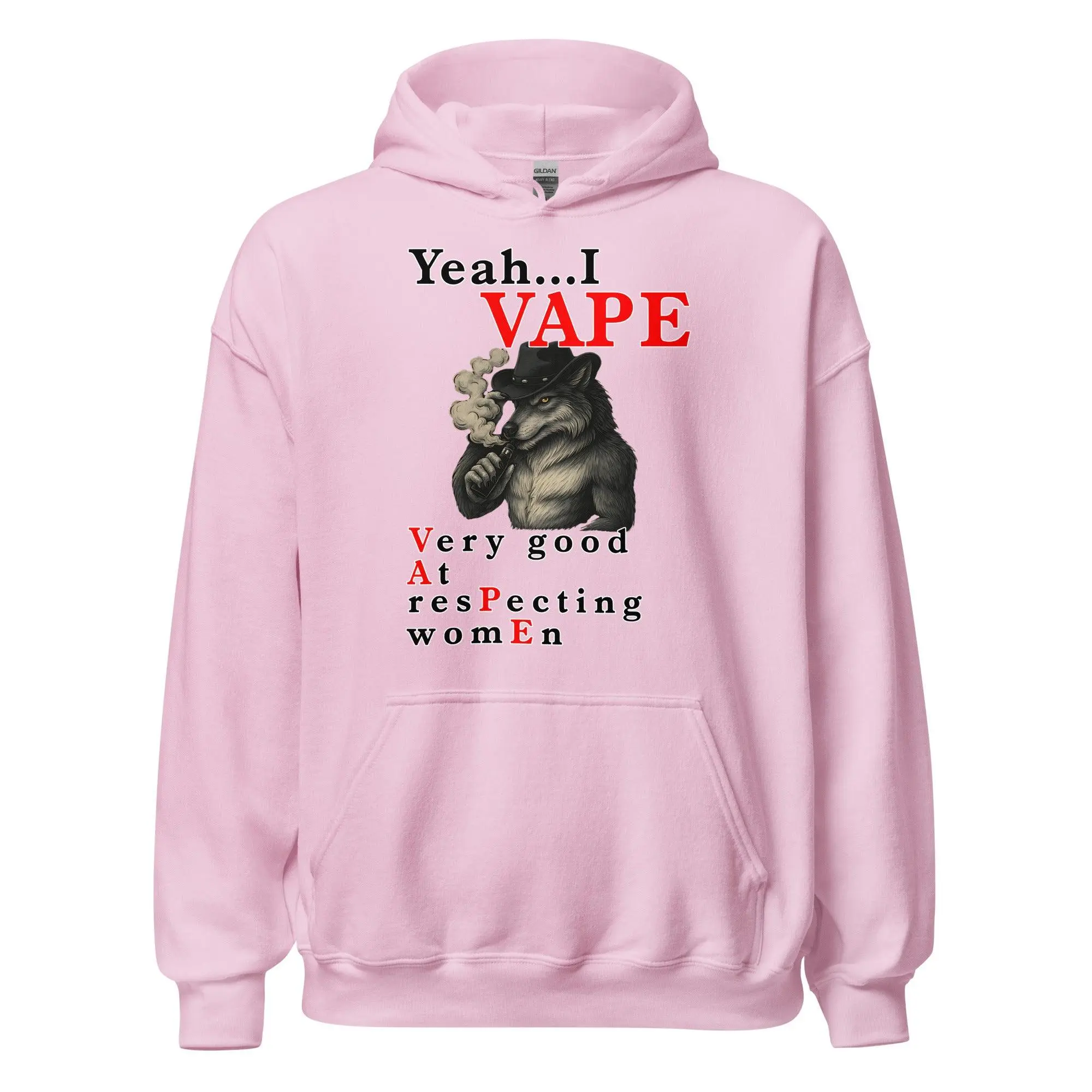 Yeah I Vape - very good at respecting women Hoodie - Image 6