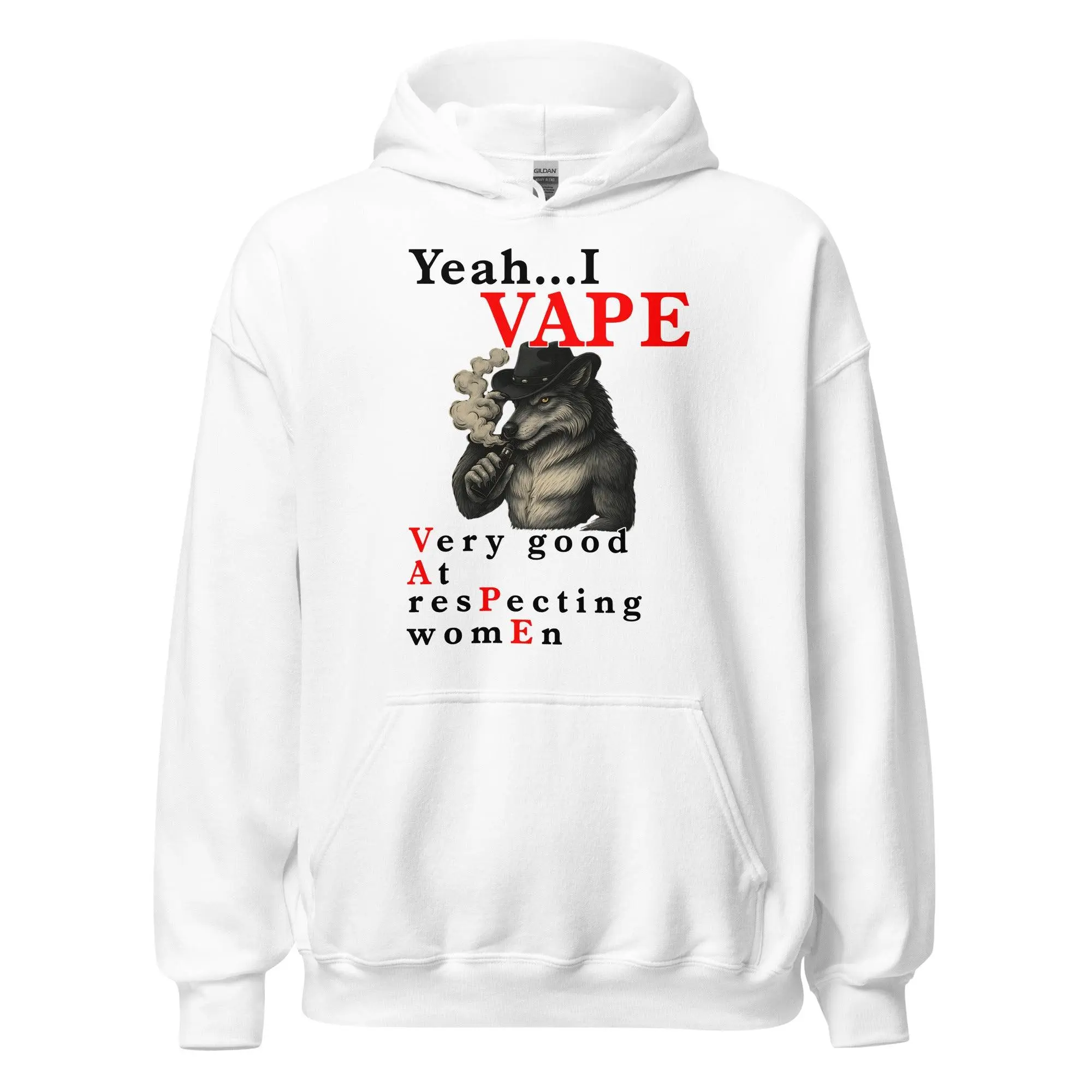 Yeah I Vape - very good at respecting women Hoodie - Image 7