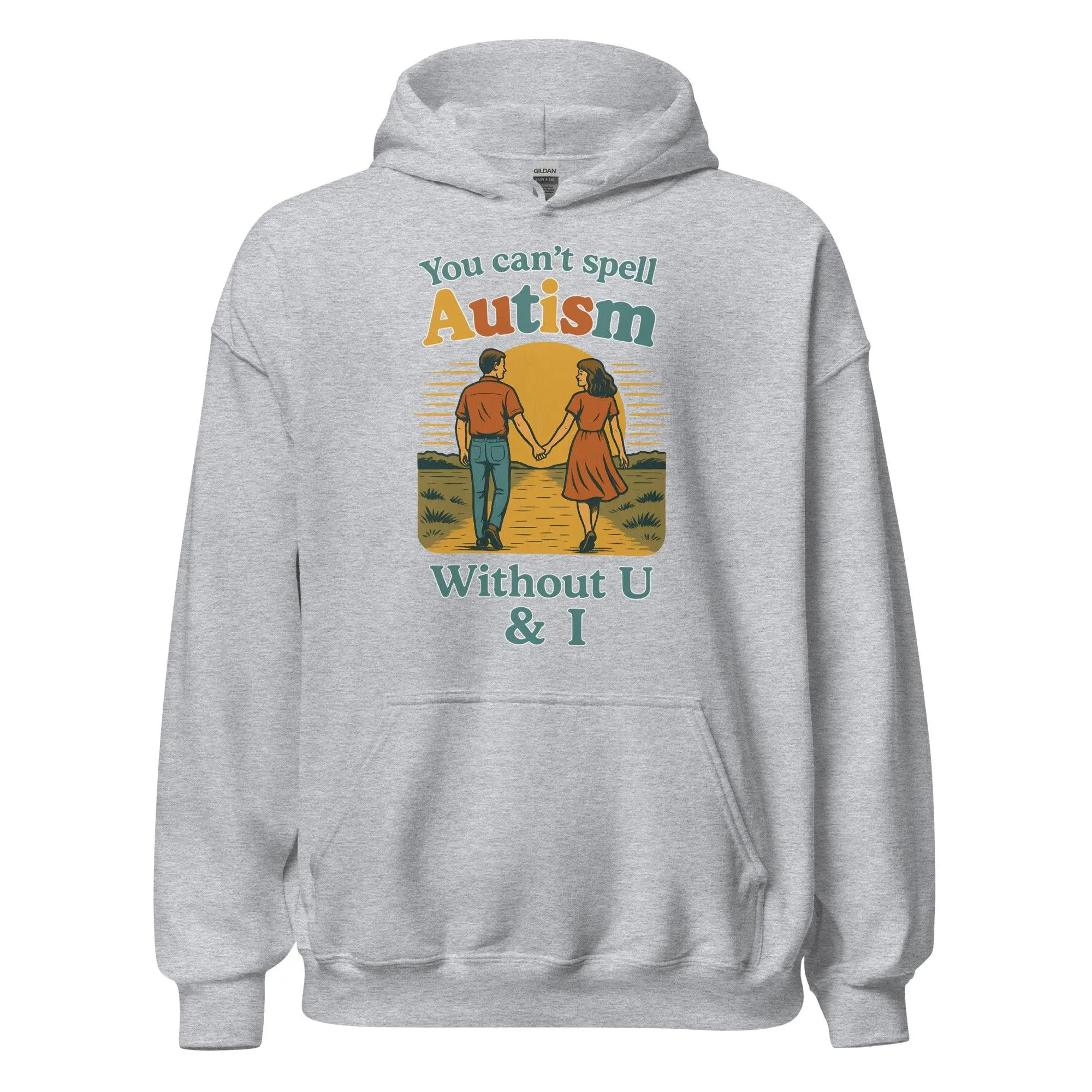 You can't spell Autism without U & I Hoodie - Image 2