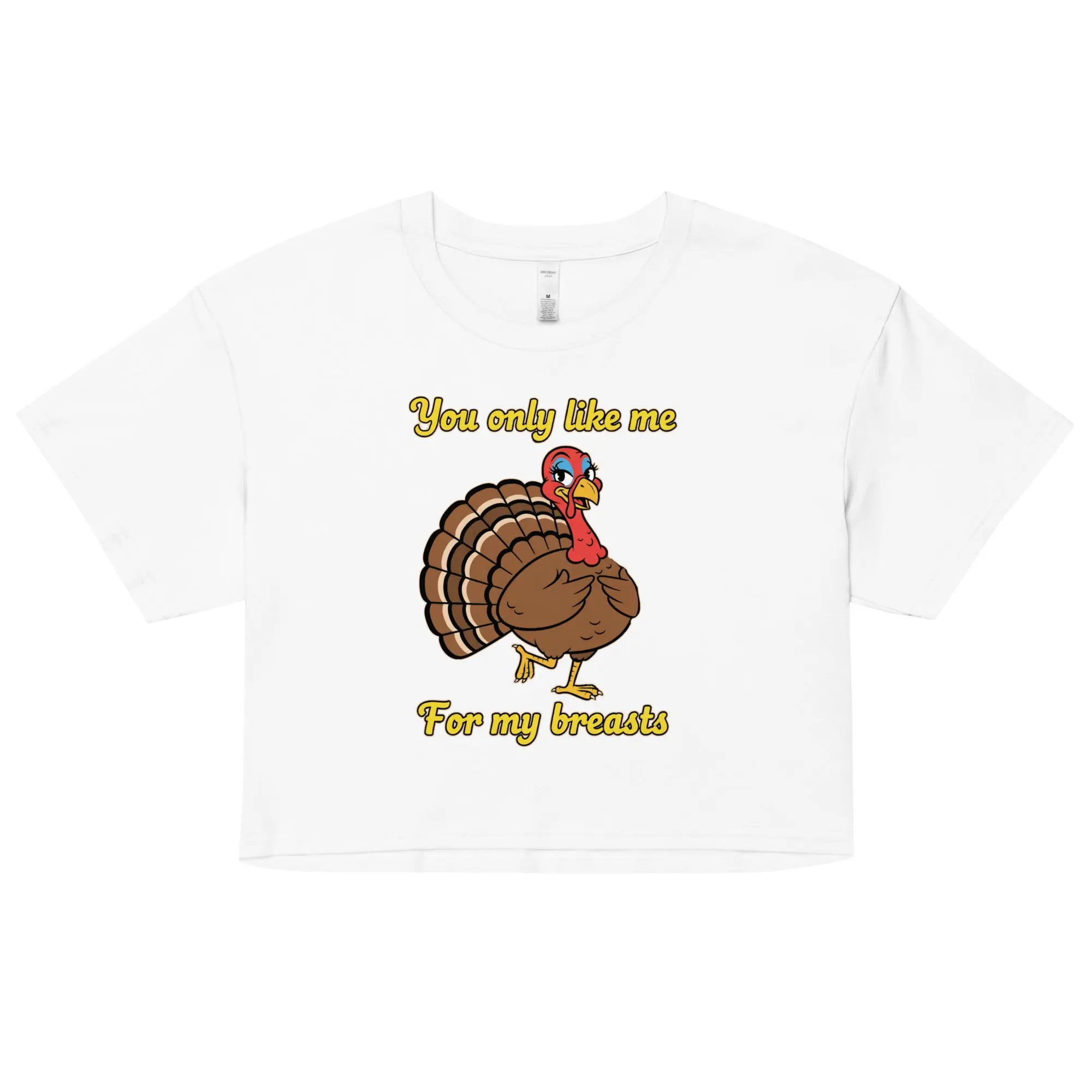 You only like me for my breasts (Turkey) crop top - Image 5