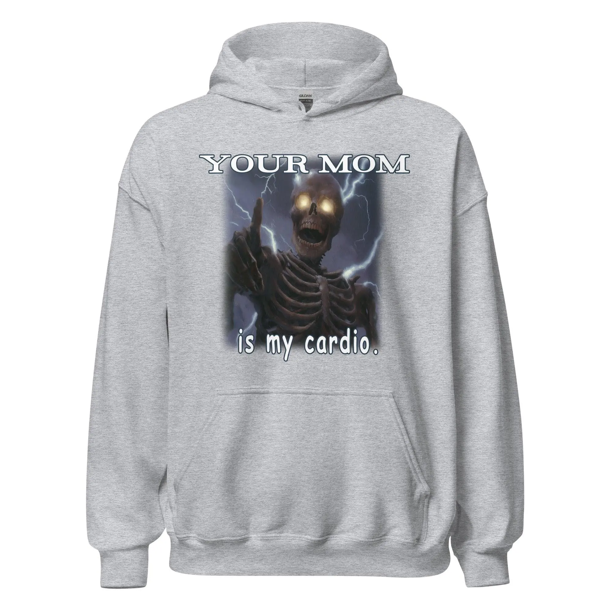 Your mom is my cardio Hoodie - Image 2