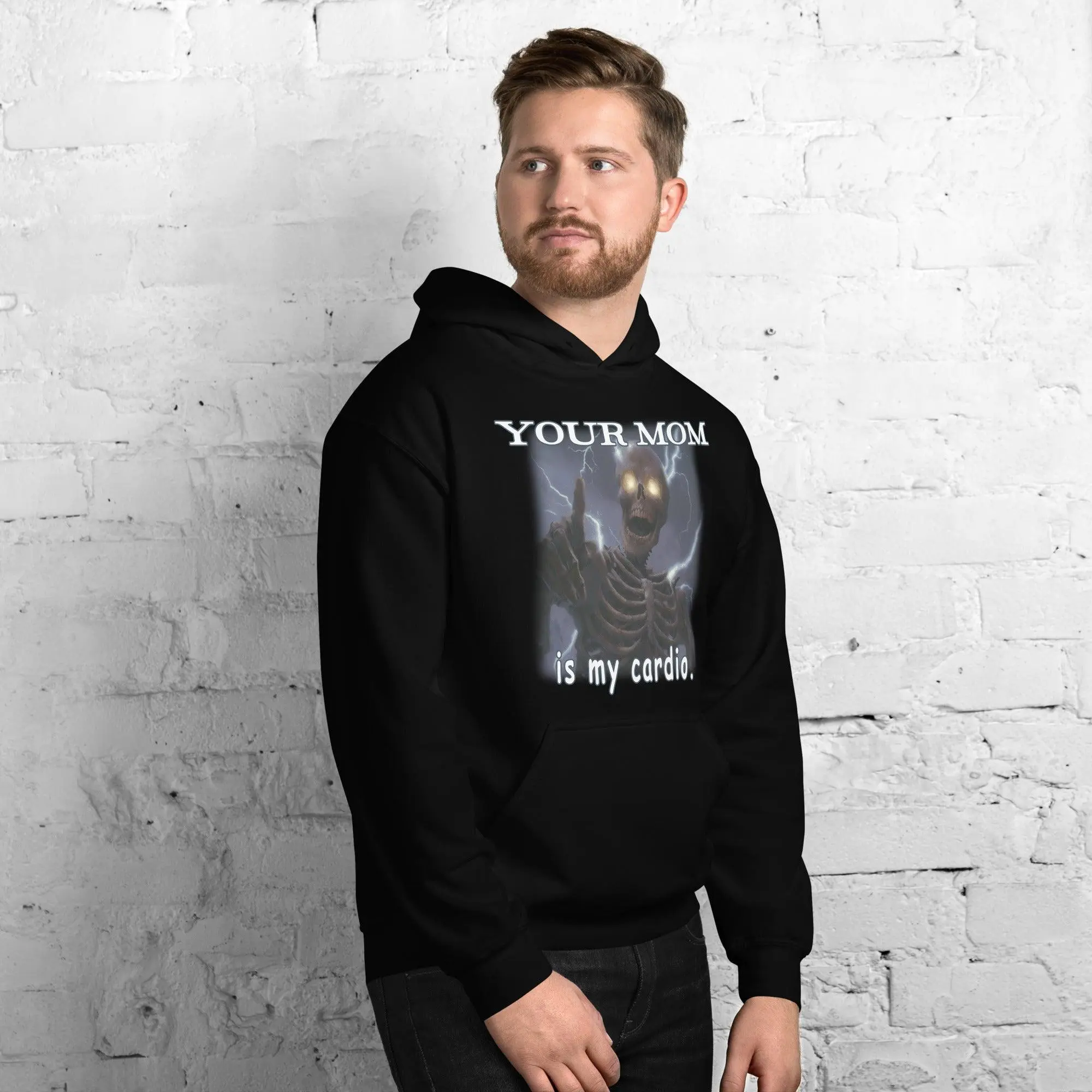 Your mom is my cardio Hoodie - Image 8