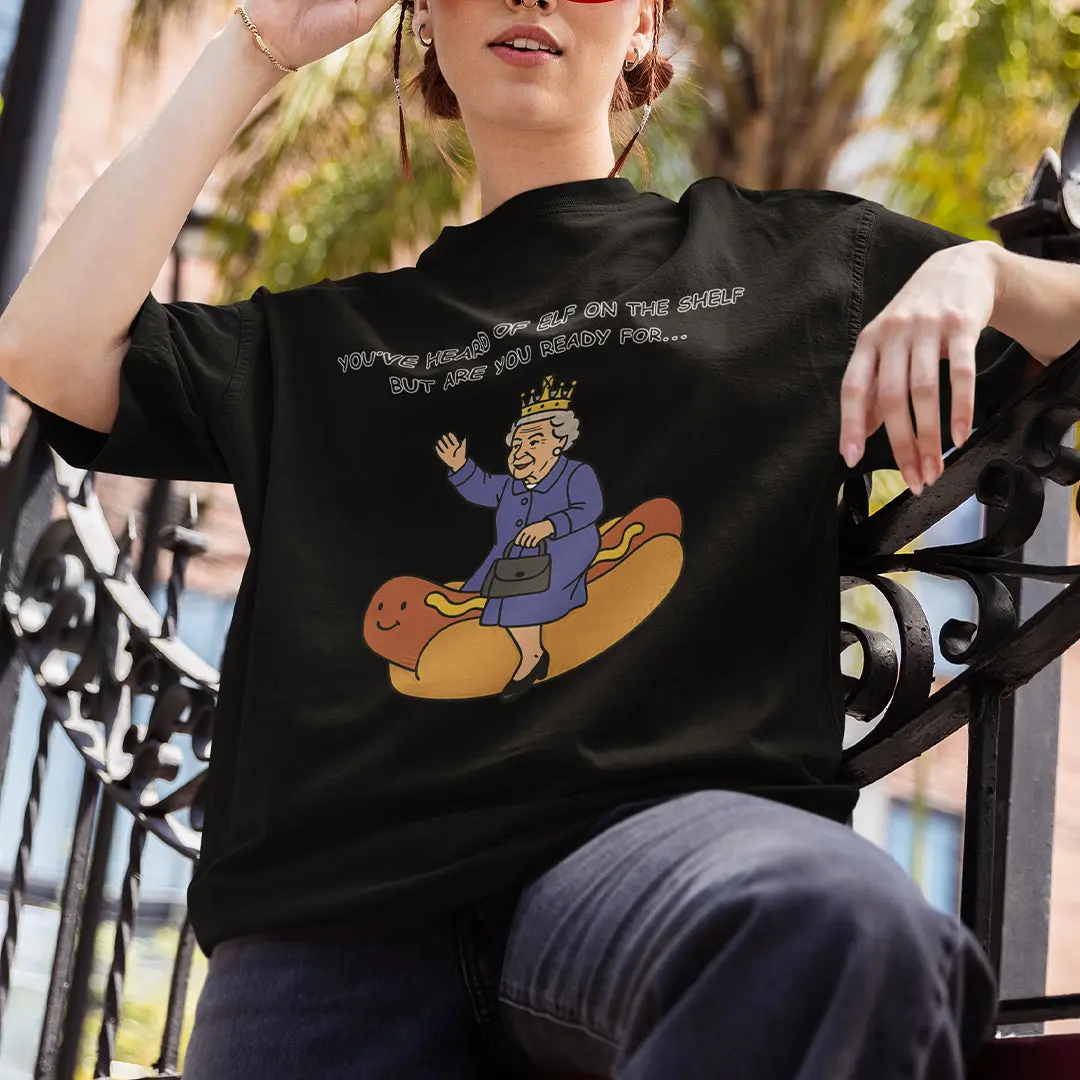 You've heard of elf on the shelf but are you ready for Lizzy on the Glizzy T-Shirt - Image 7